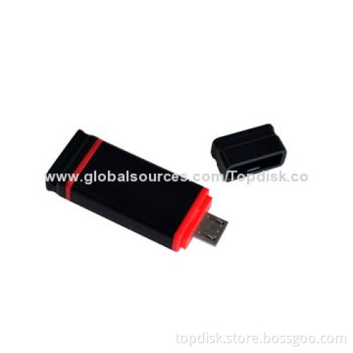 Smartphone OTG USB Flash Drives, Support Android/Microsoft's Windows/Apple's Mac/Linux micro UDP